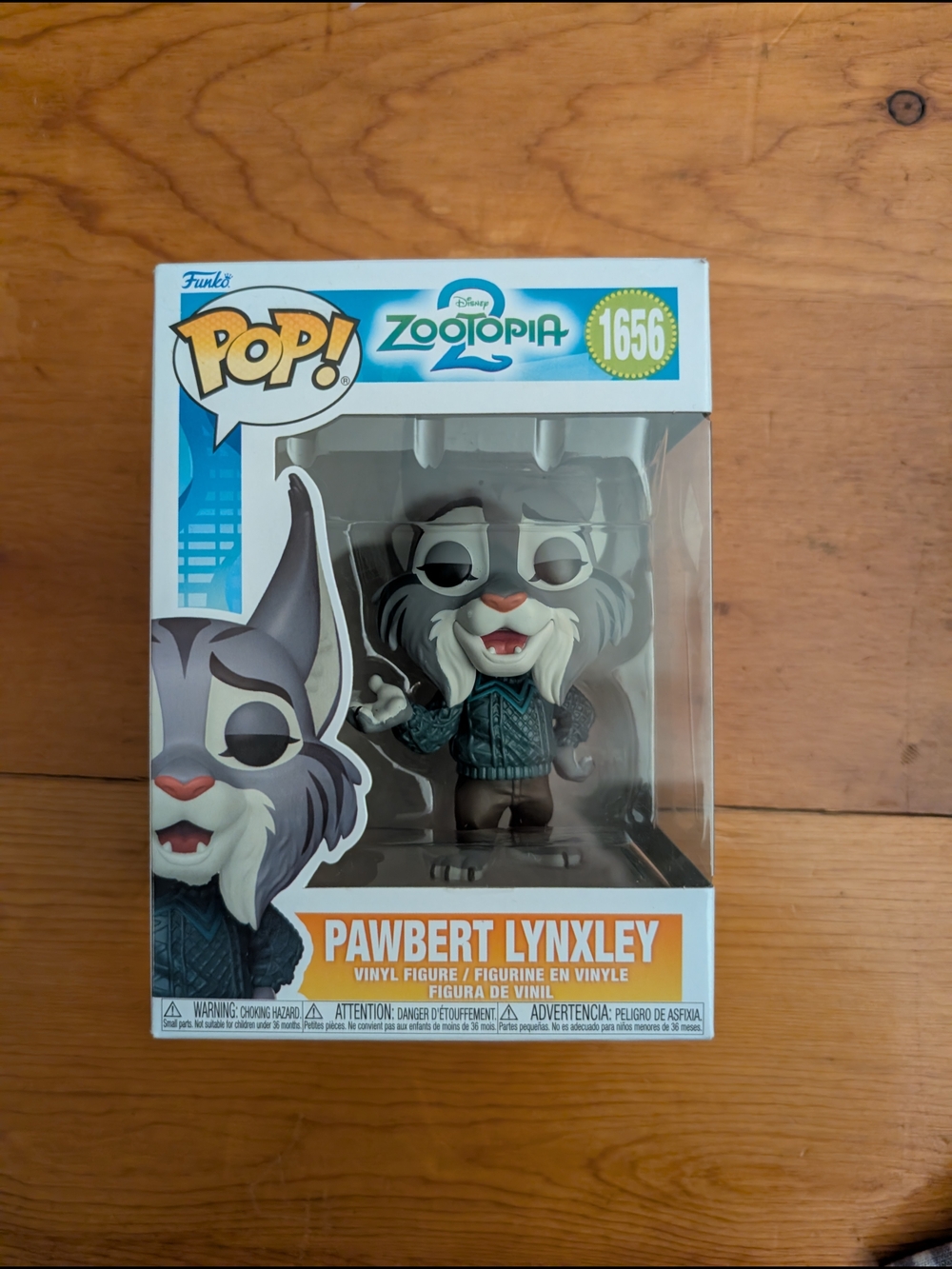 💐Funko Zootopia Pawbert Lynxley Vinyl Figure - Gray/White